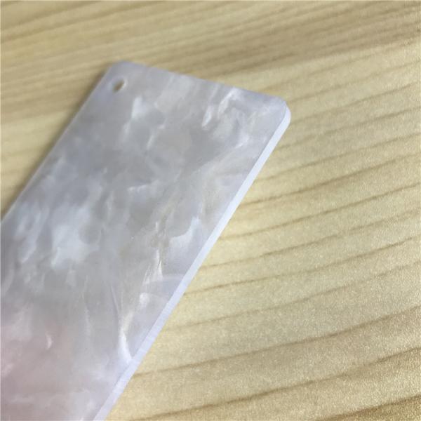 O acrílico branco da pérola cobre o plexiglás amigável 2440*1220mm de Eco cortados para fazer sob medida