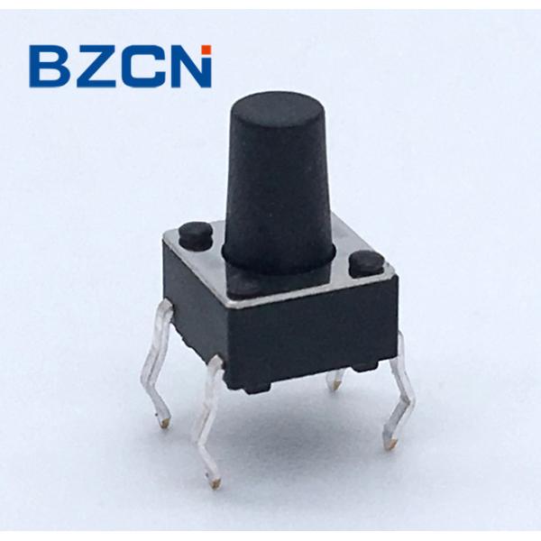 6 X 6 X 6 Mm Momentary SPST Tactile Switch , Miniature Push Button Switch