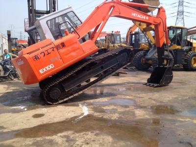 Máquina escavadora usada de 10 toneladas de Hitachi de 6 cilindros para a terra que move EX100-1