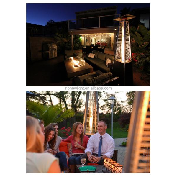 Стоящая пирамида факел газовый нагреватель крышка Общая высота 2270 мм Сделано для сада и в помещении