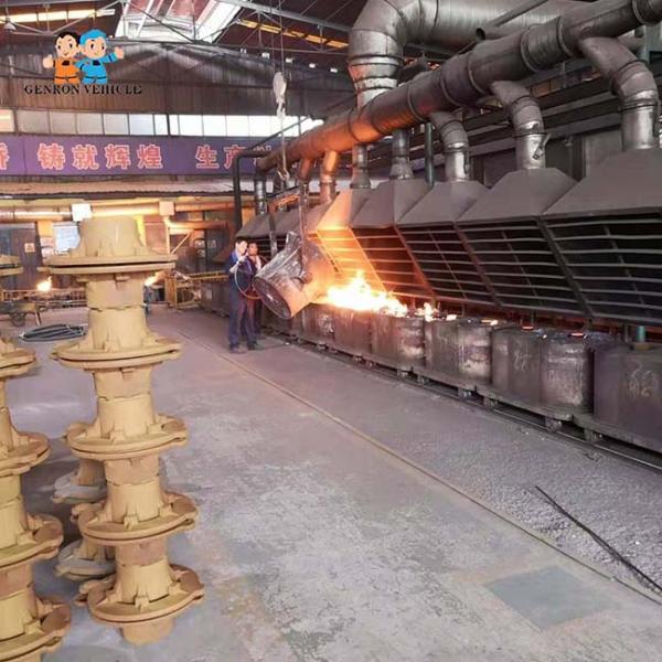 Цапфы трейлера обязанности света 10.5t американца 357kg 1840mm собрания