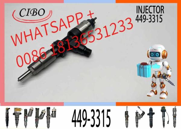 Injetor de combustível genuíno do injetor 0445120400 comuns originais do trilho 449-3315 para  E320DGC C4.4