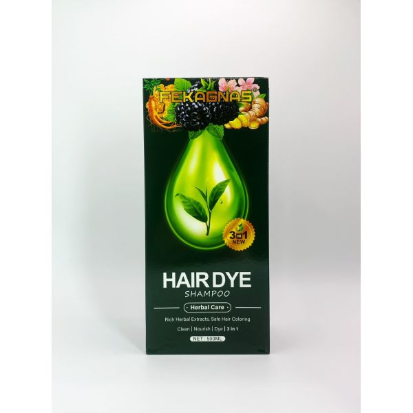 Shampoing colorant capillaire à base de plantes, sans ammoniaque, qualité cosmétique