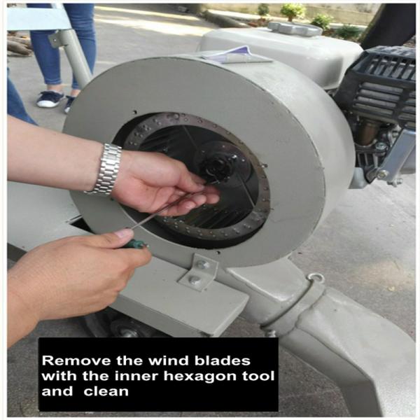 Wind Blade Road Blowing 6.5HP Honda Engine Road Marking Equipment