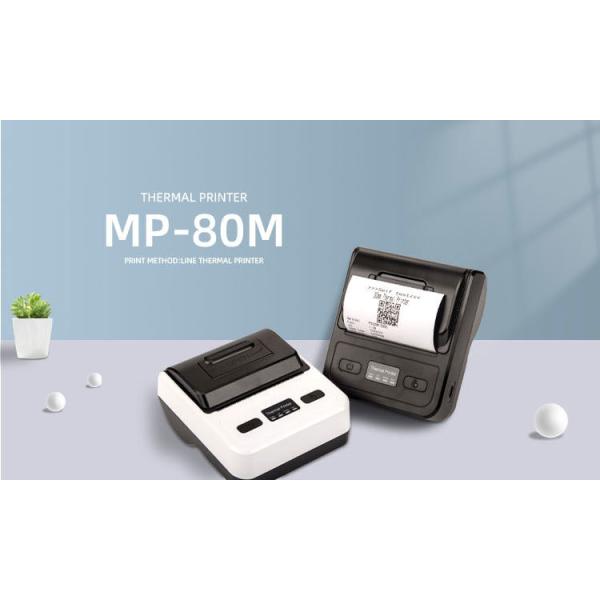 Rugged 3 Portable Printer 80mm Bluetooth Thermal Printer for Portable Printing Needs