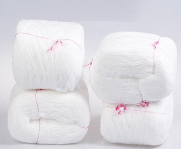 DTY Fios de nylon branco bruto para costura, tecelagem, tricô
