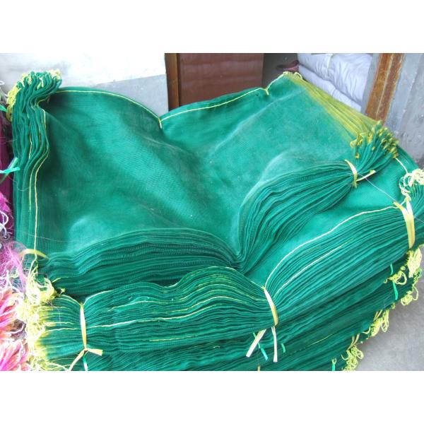 Красный PP Leno Woven Mesh Bag с шнурками Tubular Mesh Sacks 1,4 мм х 1,6 мм