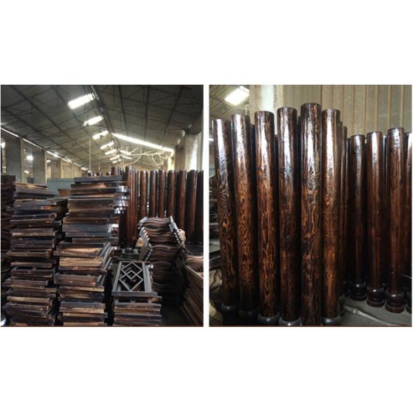 Стиль на открытом воздухе павильона газебо парка изготовленного на заказ китайского твердого деревянного азиатский