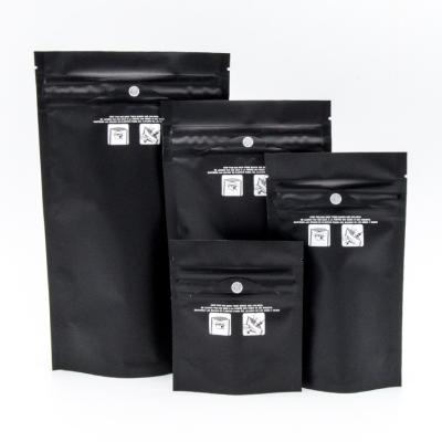 Custom printed child resistant smell proof zipper weed cigar mylar safety exit bags