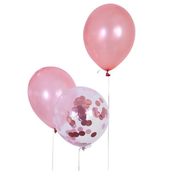 12inch Rose Gold Festival Party Decorations Party Balloon With Confetti