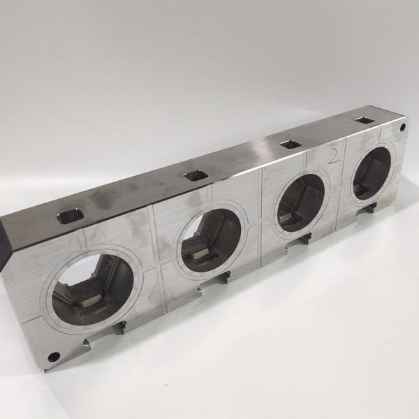 Precision 1.2083 Stainless Steel Mold Core Insert Block with ±0.005mm Tolerance and Multi-Cavity Design for Injection Molding