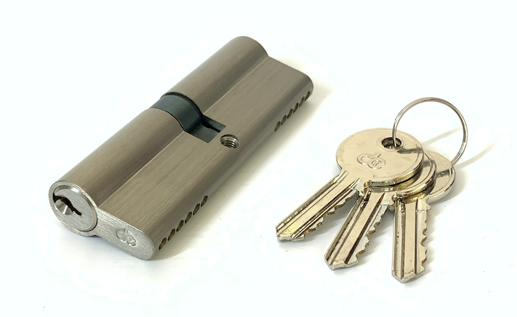Custom Size Zinc Cylinder Lock Double Open 90mm Barrel Lock
