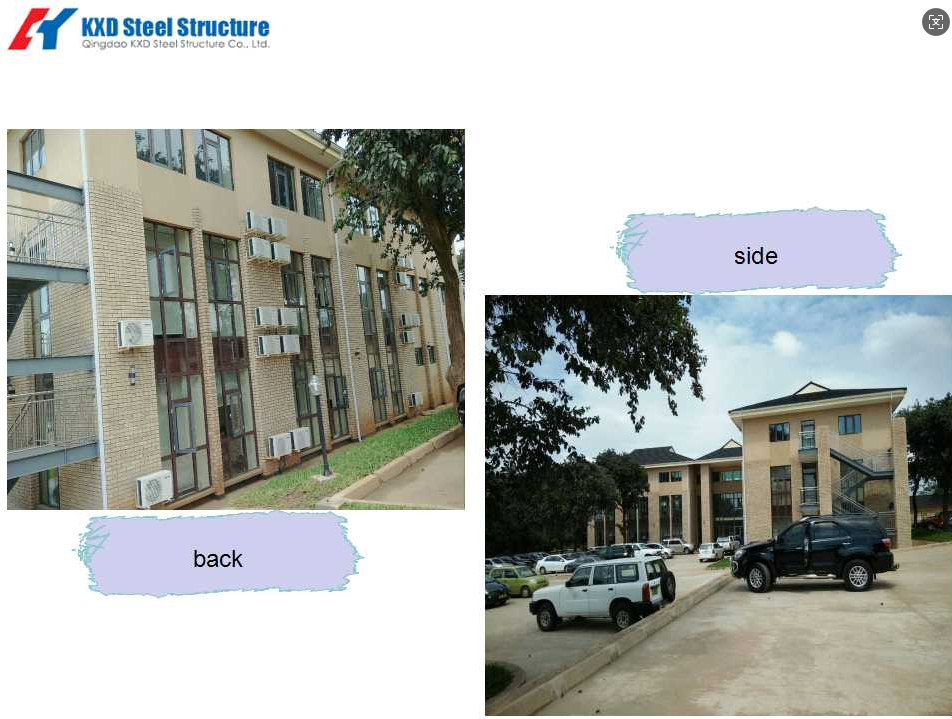High-strength steel prefabricated office building, fast construction & cost-effective