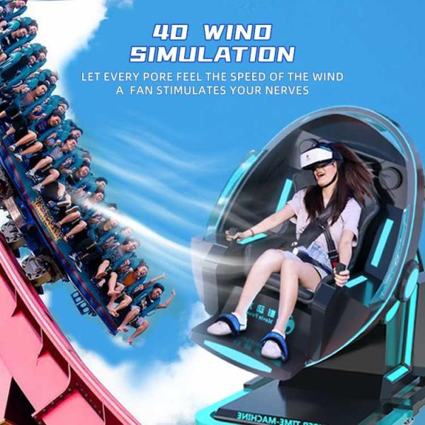 Игровой автомат мухы Врем-машины имитатора коммерчески 9D VR виртуальной реальности толкателя монетки супер