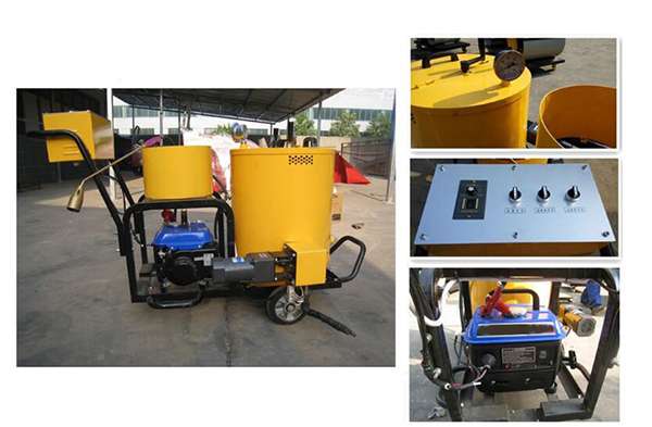 Прогулка за великолепной машиной запечатывания для ремонта отказа дороги асфальта