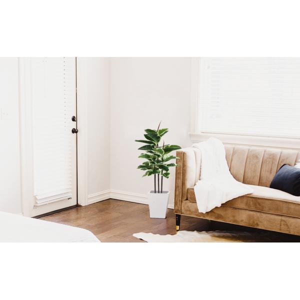 1.3m Potted Oak Tree Bonsai Faux House Plants For Home Decor Artificial Rubber Ficus Greenery Home Sets