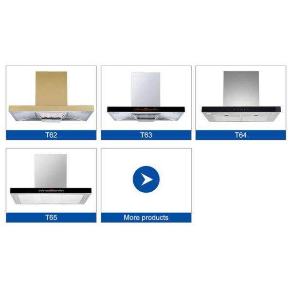 EQVVV Silent Curved Glass Cooker Hood 60cm Rangehood