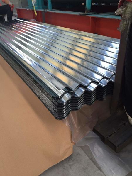 Q195 Q235 Q345 DX51D Corrugated Flat Sheet Zinc Coated Metal Sheet 0.35mm