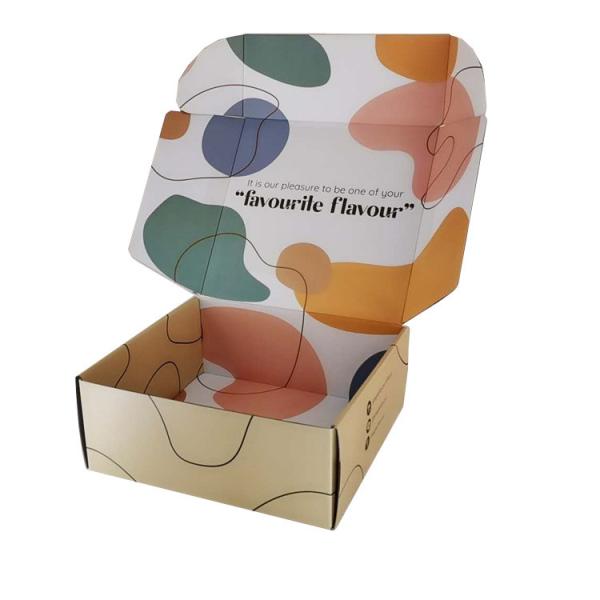 Caixa de presente ondulada dobrável Dustproof para o empacotamento da roupa