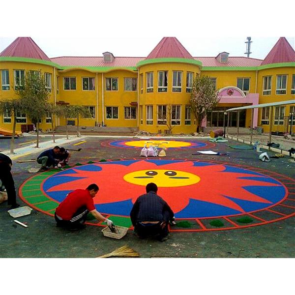 Wear Resistance Children Playground Flooring EPDM Rubber Granules