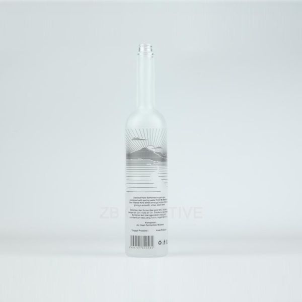 Vodka Personalised Bottle 700ml Screw Cap 580g Glass Alcohol Container CY-858