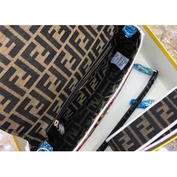 Baguette Bag Classic Single Strap Shoulder Bag embroider pattern Underarm Bag