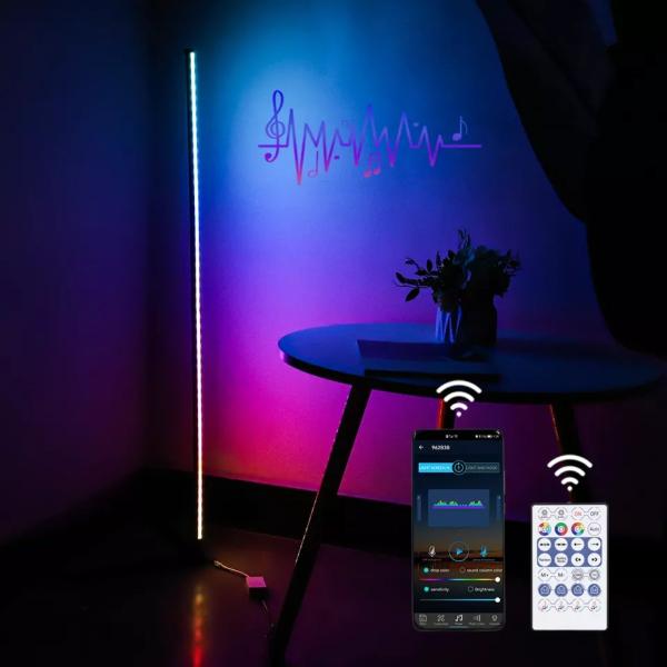 Remote Control Ambient Sunset Lamp Smart Living Room RGB Color Changing Decor Night Lights