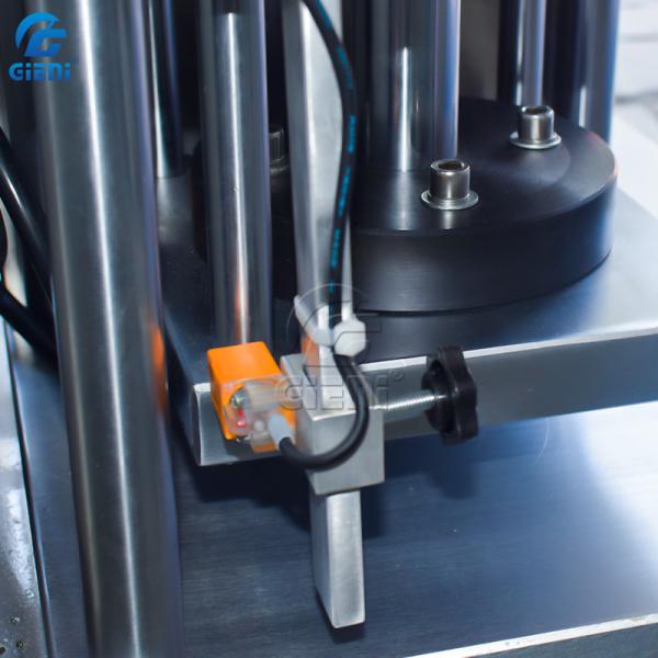 Tipo hidráulico máquina de compressão cosmética da imprensa do pó com tela táctil