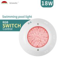 Control cambiante 18W AC12V 300LM del interruptor de la luz de la piscina del color del ABS RGBW