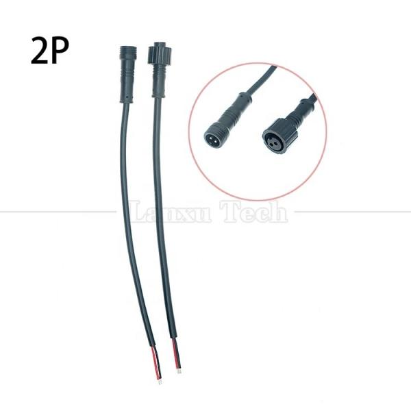 Waterproof  IP67 IP68 Male Female 2 3 4 5 6 7 8 Pin  M12 Cable for LED