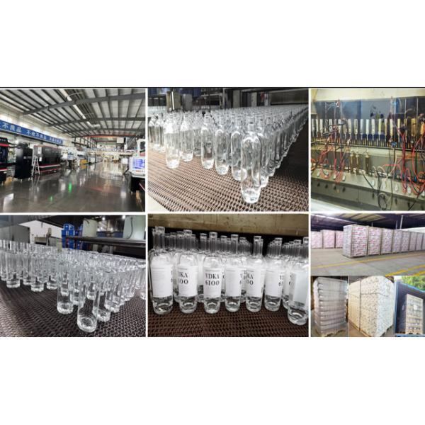 Botellas de vidrio de metalización dorada de 50 ml/100 ml/ 500 ml/ 700 ml
