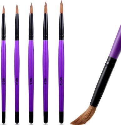 3D Painting Nail Gel Brush Nylon Hair UV Gel Nail Art Pen