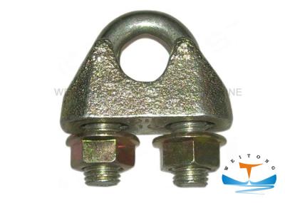 DIN1142 Marine Hardware Drop Forged Wire Rope Clamp Electro Galvanized