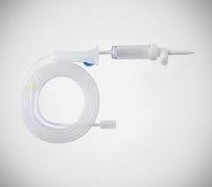 Non Pvc Microset 15 Micron Filter Iv Piggyback Tubing  For Sale