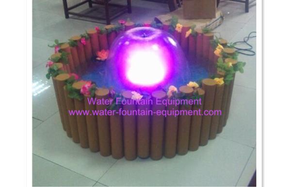Indoor / Outdoor Crystal Mushroom Water Fountain Set With Lights , 68cm -100cm