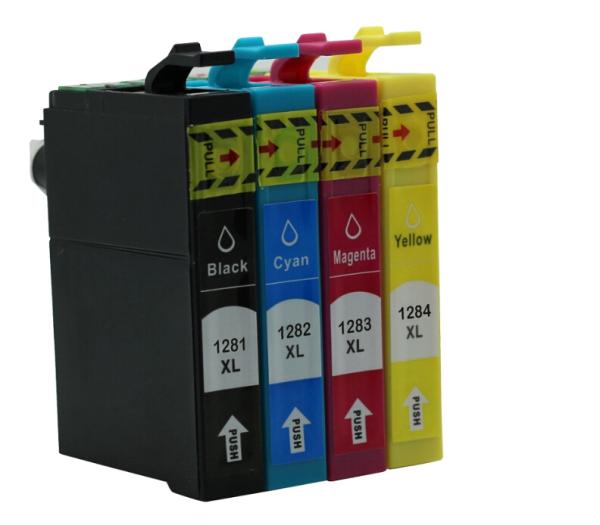 100% Brand New for epson (4 color/set)T1281/T1282/T1283/T1284 for Epson Stylus SX130/S22/SX225/SX425W/SX435W/SX445W