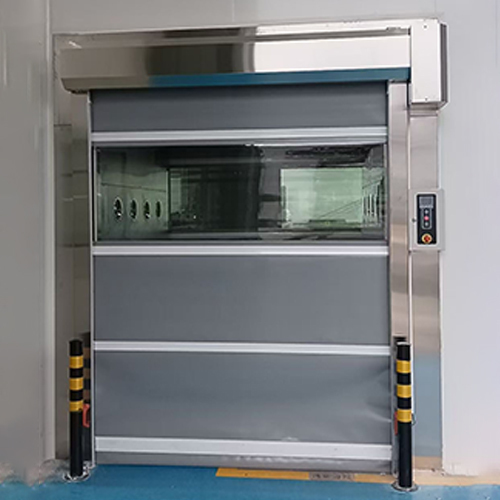 Stainless-Steel Structure Industrial High Speed Door For Packaging Facility Applications