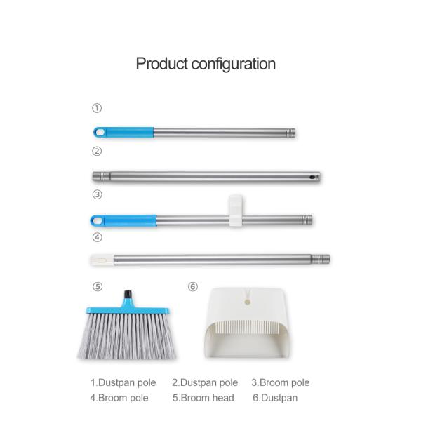 Dustpan лобби поляка утюга инструмента пола ЛЮБИМЦА PP очищая и щетка 138cm