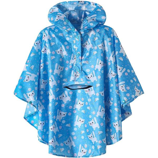 Super Waterproof Zipper Poncho Raincoat Ideal for Men and Women on Outdoor Adventures