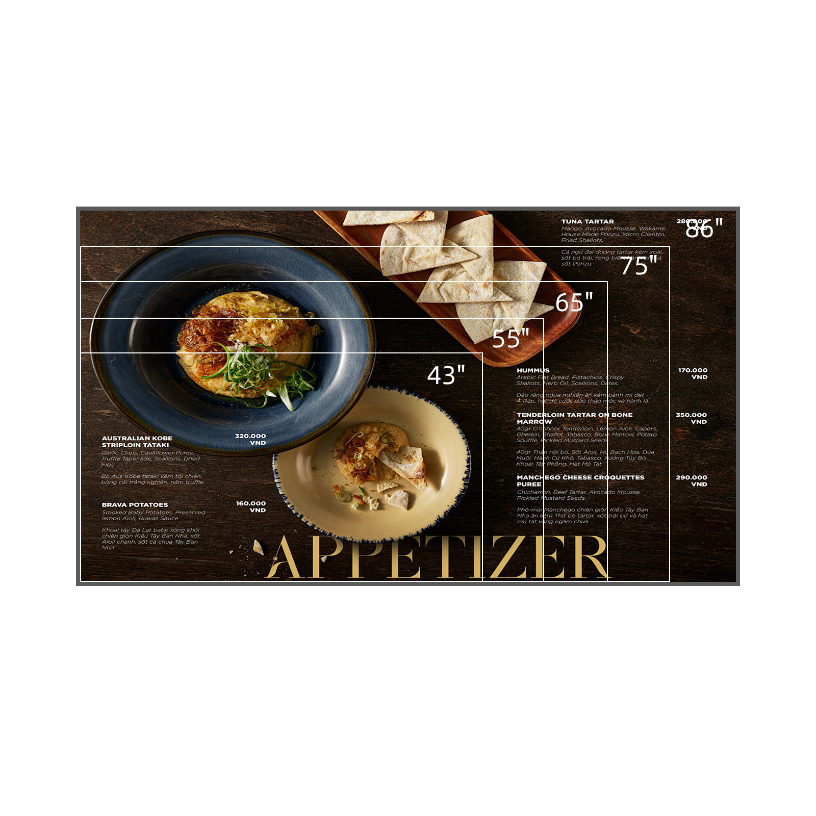 Wall Mounted Indoor Digital Signage Display Monitor Smart Advertising Playback