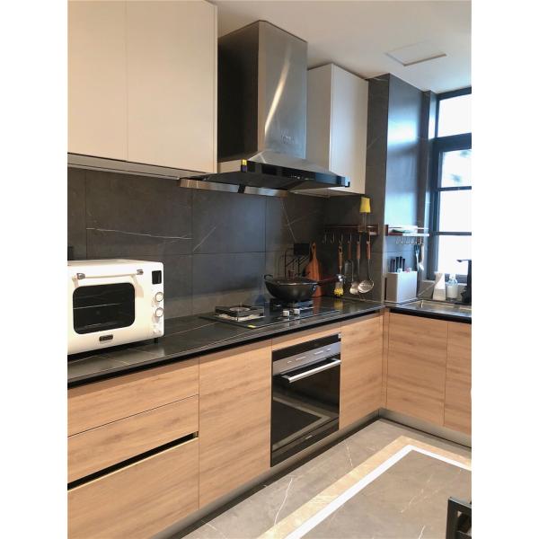 Laminate Kitchen Cabinets Full Set Home Furniture With Stainless Steel Sinks