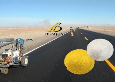 Peinture de marquage routier à fusion à chaud réfléchissante avec 10% de perles de verre pré-mélangées