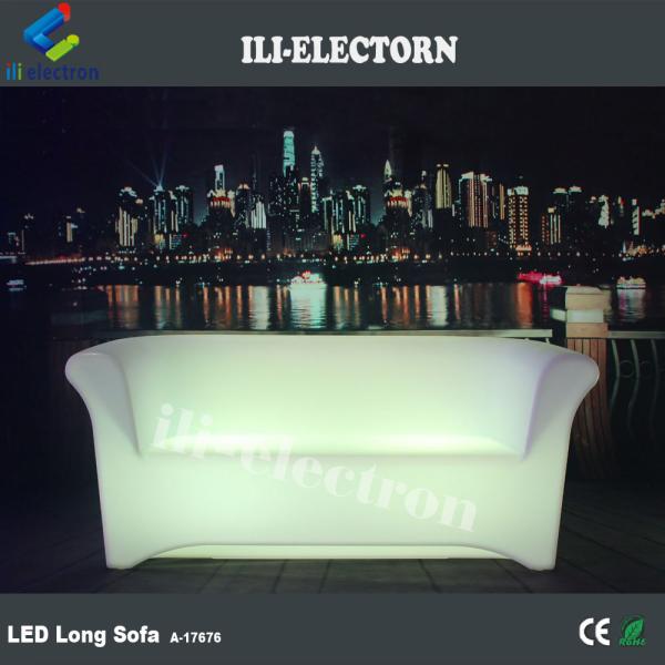Rechargeable Light Up LED Furniture Sofa Chair For KTV Nightclub Bar