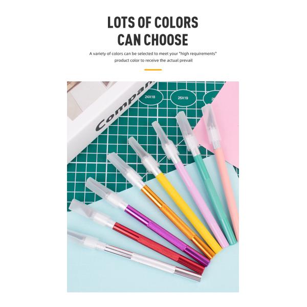 Металлический рукоятка скальпель лезвие Нож для резки резки