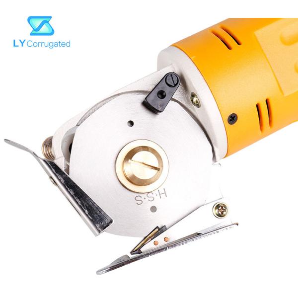 Yellow 170W Electric Fabric Scissors Round Cutting Blade Portable Textile Machinery Parts