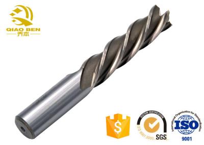 Spiral Rounded Edge End Mill Non - Uniform U Groove Design Smooth Chip Removal
