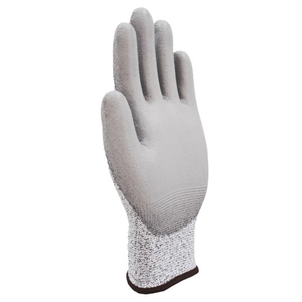4X42C 13 Gauge Precision Handling Gloves PU Palm Work Gloves With Superior Grip For Assembly Machining