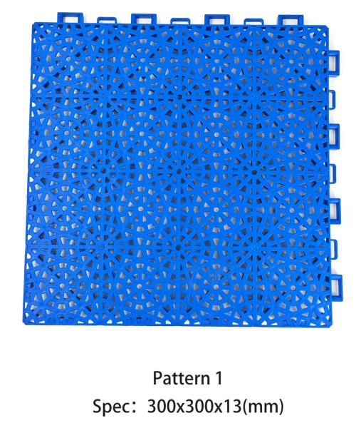 Personalized Sport Court Flooring Tiles , Polypropylene Tiles For Basketball Court