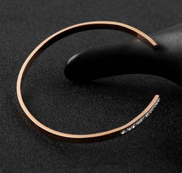 High-End Stainless Steel Jewelry Bracelet, Open Bangles, Stainless Steel Cuff Bangle Bracelet