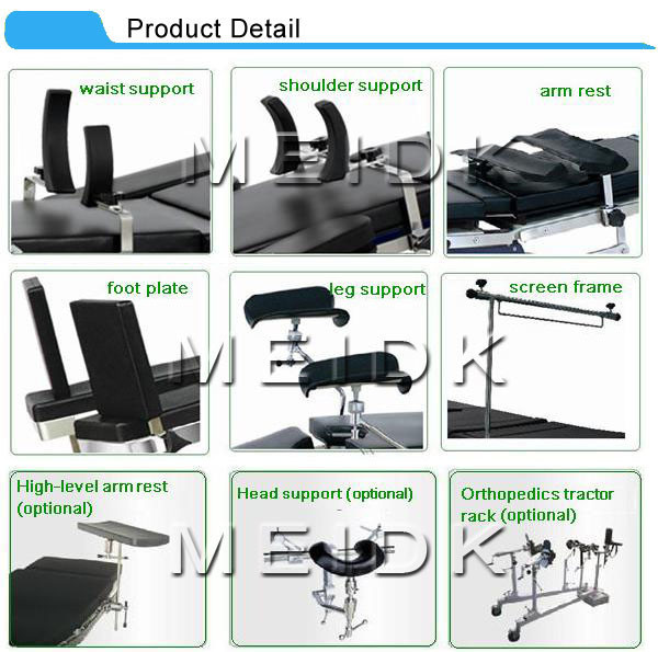Операционный стол столешницы двойной палуба протезный хирургический с гидронасосом